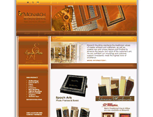 Tablet Screenshot of monarchmoulding.com